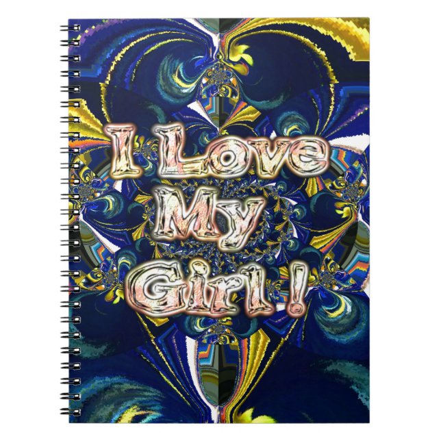 Cuaderno Personaliza tu amor infinito: Amo a mi Chica (Frente)