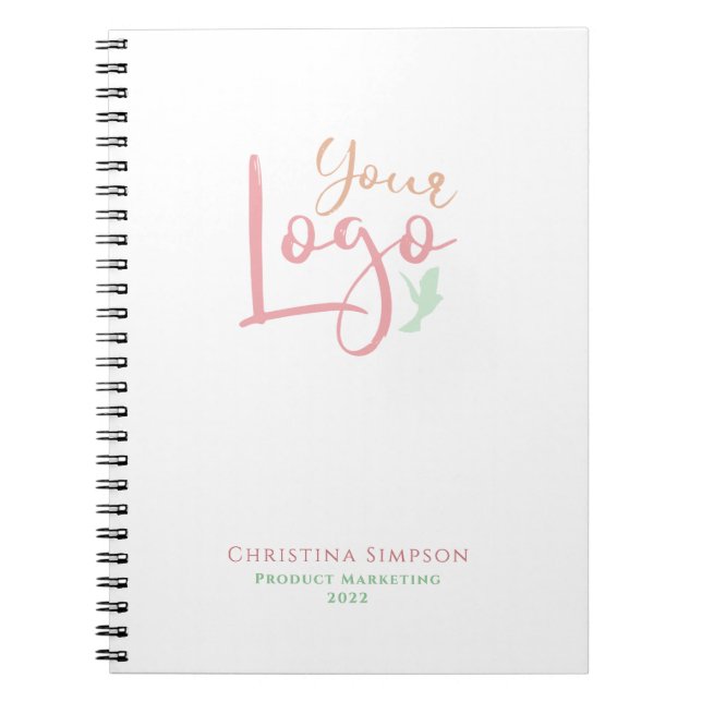 Cuaderno Personaliza tu logotipo (Frente)