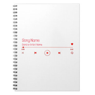 Cuaderno Personaliza Tu Música Favorita