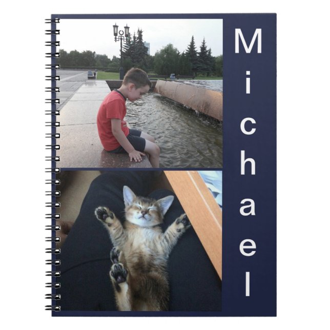 Cuaderno Personaliza tu portátil, tu nombre, regalo, saludo (Frente)