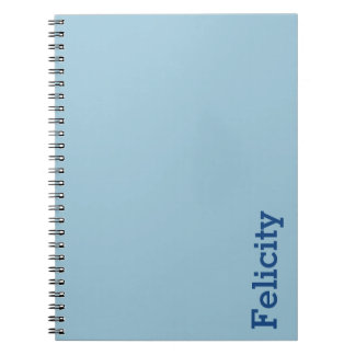 Cuaderno Personalizable azulverde grisáceo