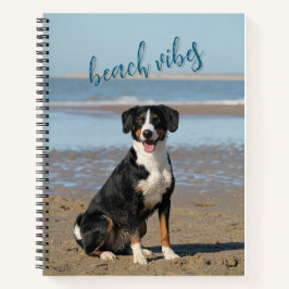 Cuaderno Personalizable Beach vibes portátil de tamaño comp
