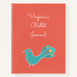 Cuaderno Personalizable Blue Bird Bulletn Journal
