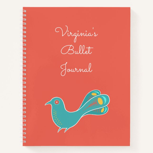 Cuaderno Personalizable Blue Bird Bulletn Journal (Anverso)