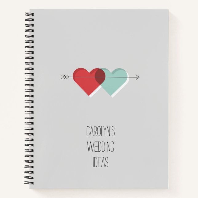Cuaderno Personalizable Boda Ideas Journal (Anverso)