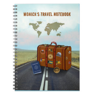 Cuaderno (Personalizable) Boletín para viajes