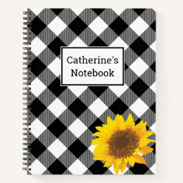 Cuaderno Personalizable Bufalo negro y blanco