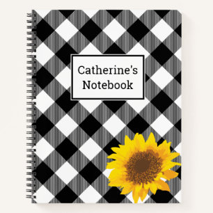 Cuaderno Personalizable Bufalo negro y blanco