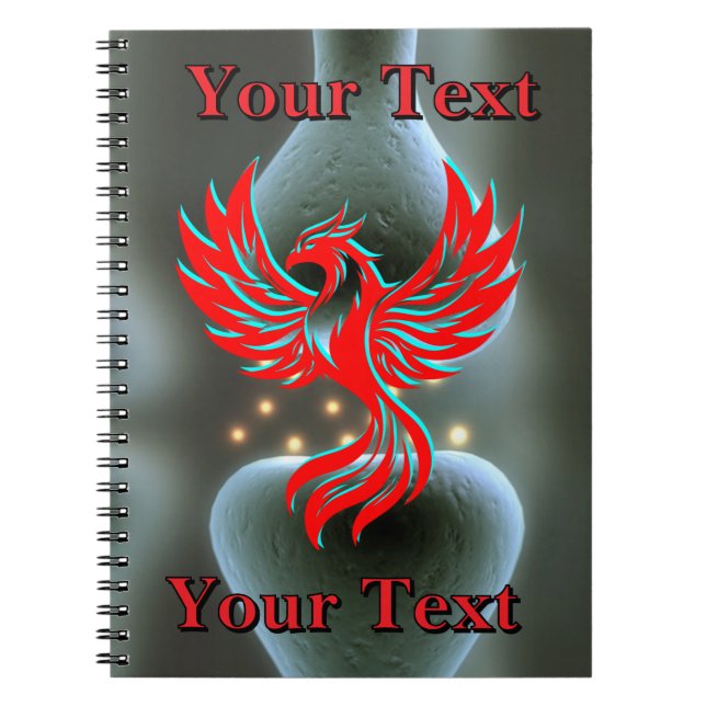 Cuaderno Personalizable Científico de Fantasía en Nerve Hum (Frente)