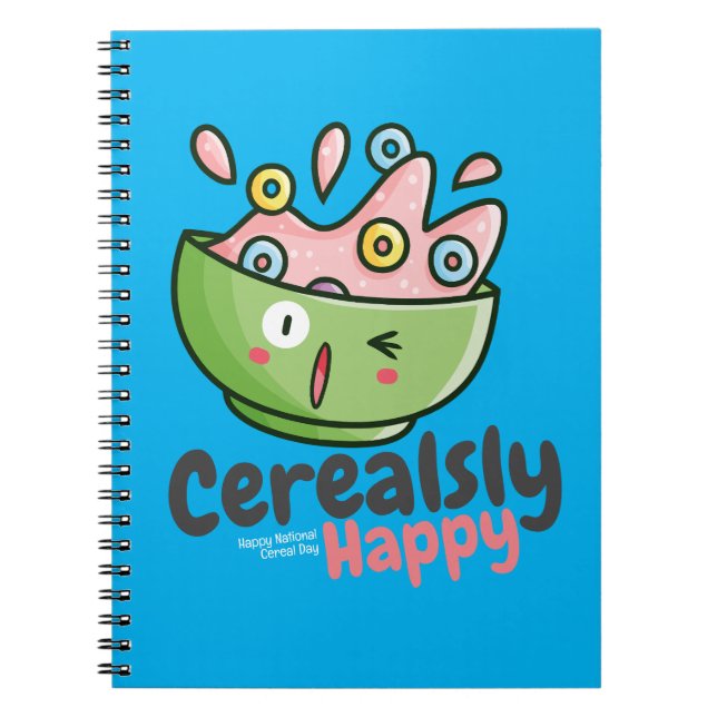 Cuaderno Personalizable ciertamente feliz (Frente)