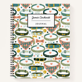 Cuaderno Personalizable Cute Designer Dog Collar
