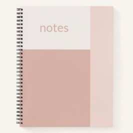Cuaderno Personalizable de crema Lilac Chica limpia