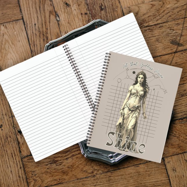 Cuaderno Personalizable de diosa griega (Subido por el creador)