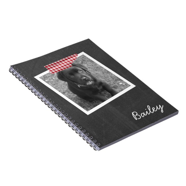 Cuaderno Personalizable de fotos y cintas falsas personaliz (Lado Derecho)