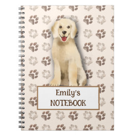 Cuaderno Personalizable de huella de perro de Cuadros Golde