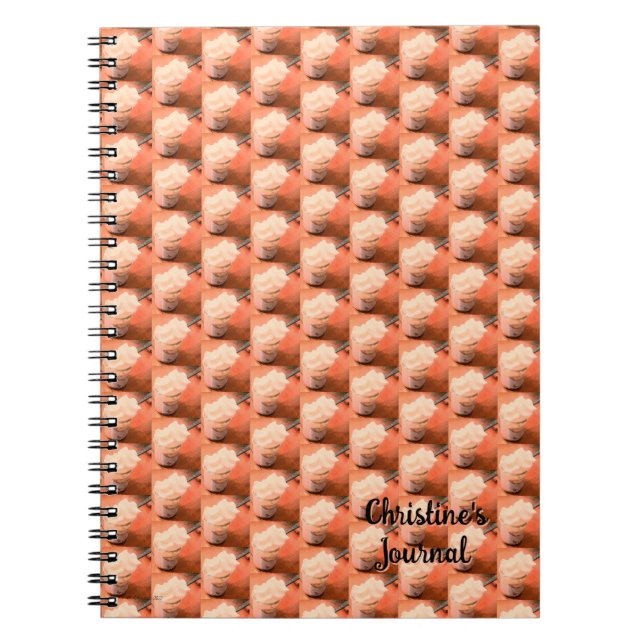 Cuaderno Personalizable de Postre Cremoso (Frente)