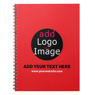 Cuaderno Personalizable de promoción de marca de negocios r