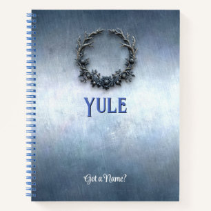 Cuaderno personalizable de Yule Solsticio de Invie