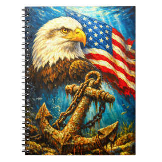 CUADERNO PERSONALIZABLE DEL ÁGUILA AMERICANA