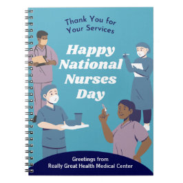 Cuaderno Personalizable del Día Nacional de Enfermeras