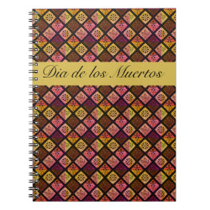Cuaderno Personalizable Dia de los Muertos de México