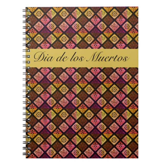 Cuaderno Personalizable Dia de los Muertos de México (Frente)