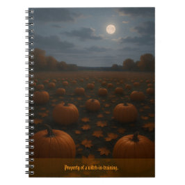 Cuaderno Personalizable divertido de Halloween