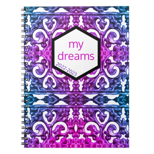 Cuaderno Personalizable Dream Diary (Frente)