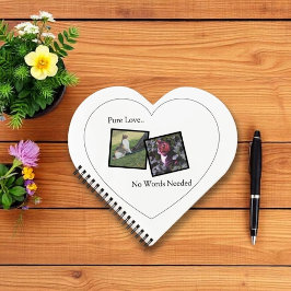 Cuaderno Personalizable en Forma de Corazón para M