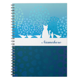 Cuaderno Personalizable: Gato y la cuadrilla