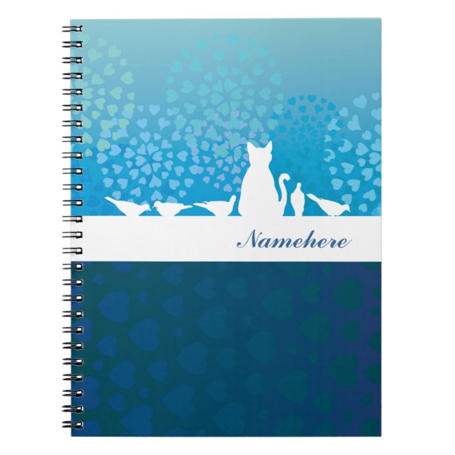 Cuaderno Personalizable: Gato y la cuadrilla (Frente)
