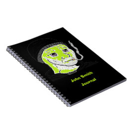Cuaderno Personalizable Green Martian Doomer Spiral Bound