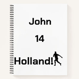 Cuaderno Personalizable holandés de fútbol