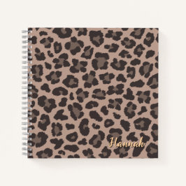 Cuaderno Personalizable Leopard print