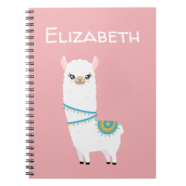 Cuaderno Personalizable Llama (Frente)