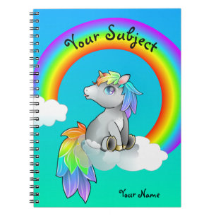 Cuaderno Personalizable mágico del tema de escuela del