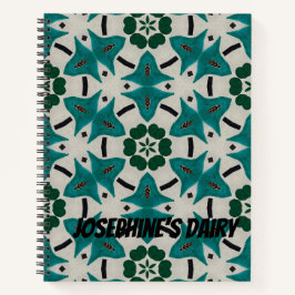 Cuaderno Personalizable Mandala Dairy. Diseño geométrico