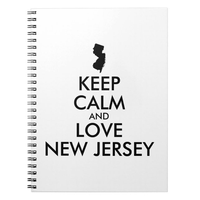 Cuaderno Personalizable MANTENER LA CALMA Y AMAR A NUEVA JE (Frente)
