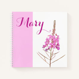 Cuaderno Personalizable María personalizada nombre morado f