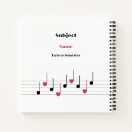 Cuaderno Personalizable Melody of Love (Fusión)
