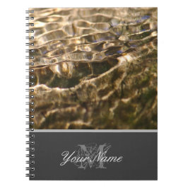 Cuaderno Personalizable Monograma con agua cristalina!