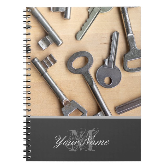 Cuaderno Personalizable Monograma con diferentes claves! (Frente)