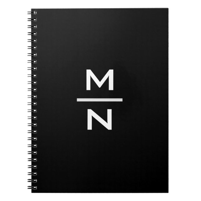 Cuaderno Personalizable monograma personal (Frente)