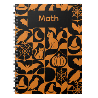 Cuaderno Personalizable Resumen Diseño de Halloween