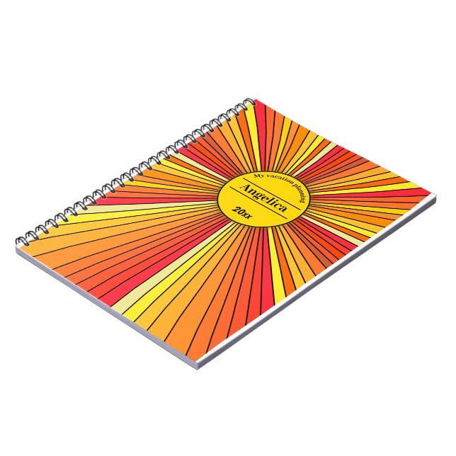 Cuaderno Personalizable Sunshine (Lado Izquierdo)