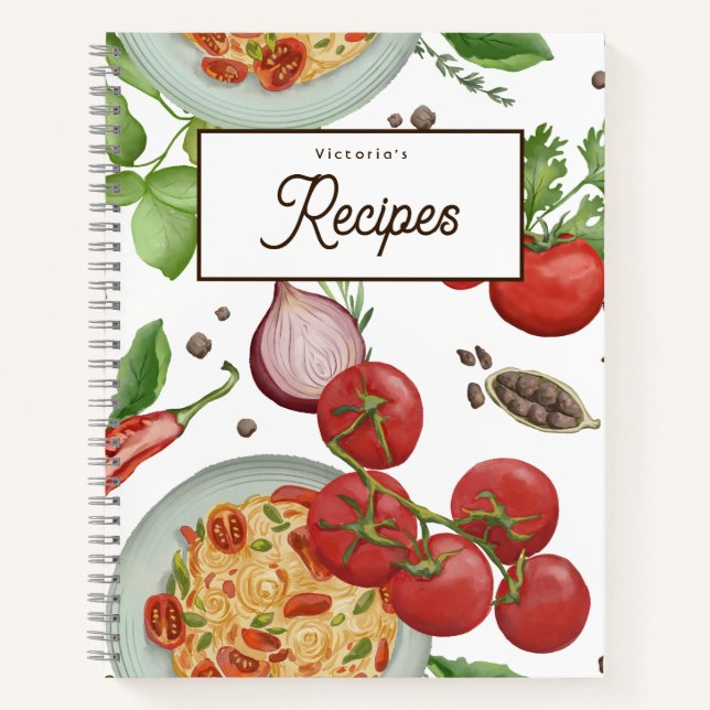 Cuaderno Personalizable temático Spaghetti (Anverso)