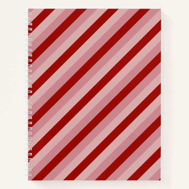 Cuaderno Personalizable Valentine Stripes (Anverso)