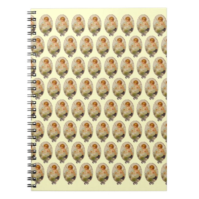 Cuaderno Personalizable Vintage Cherubs (Frente)