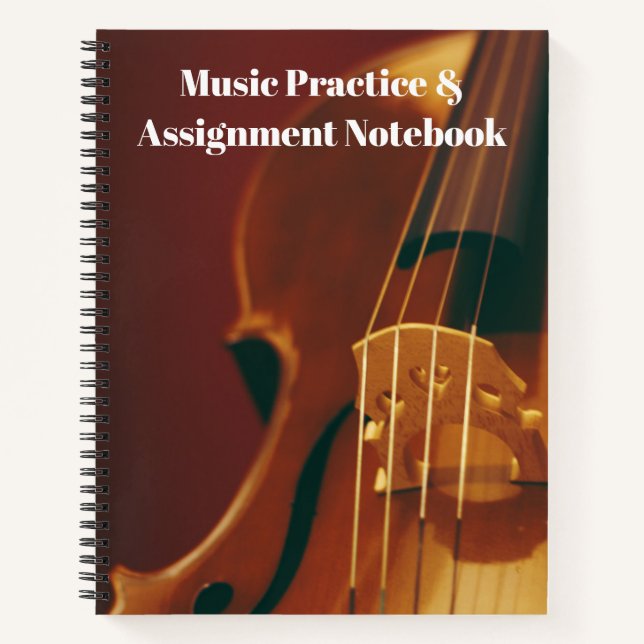 Cuaderno Personalización de esta práctica musical Homework (Anverso)