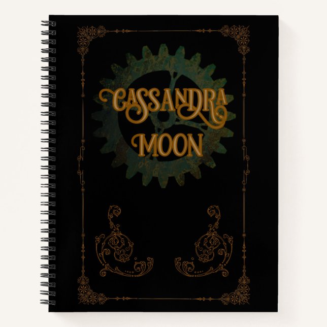 Cuaderno Personalización de la antigua cosecha de Steampunk (Anverso)